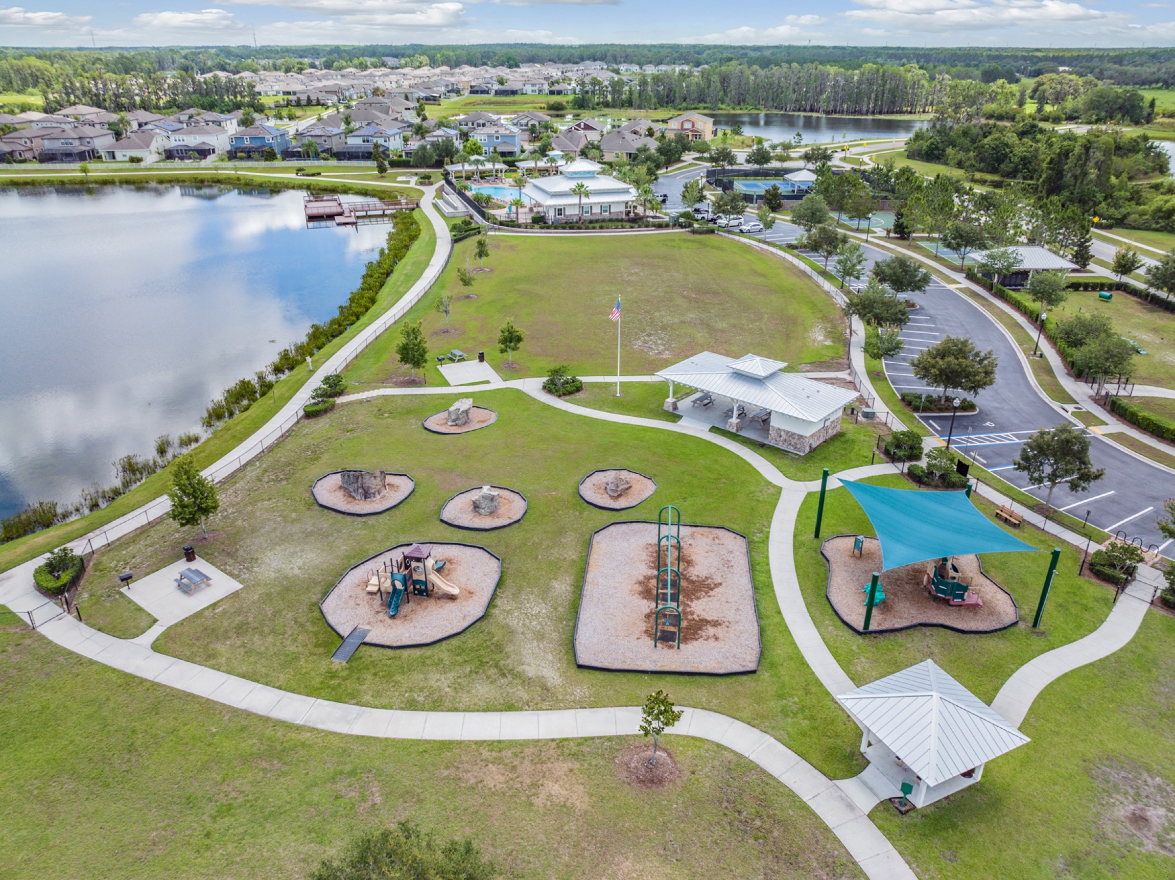 Long Lake Ranch playground area